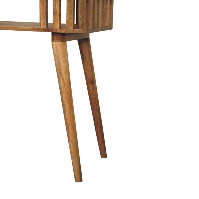 Slatted Console - Light Brown