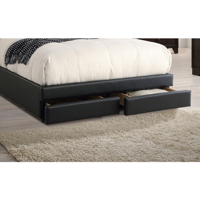 Modern Bed With Storage Drawers
