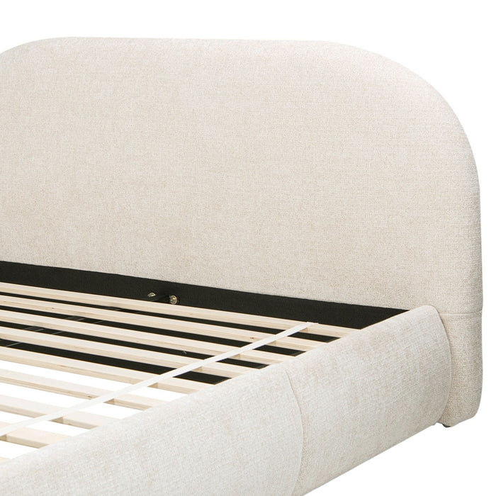 Archie Puffy Grounded - Upholstered Platform Bed