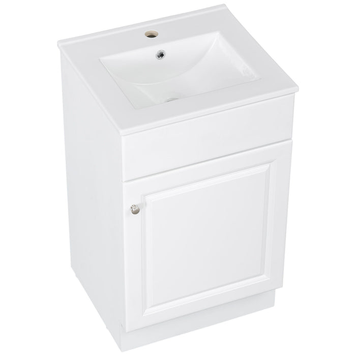 Bathroom Vanity With Sink, Cabinet With Adjustable Shelf