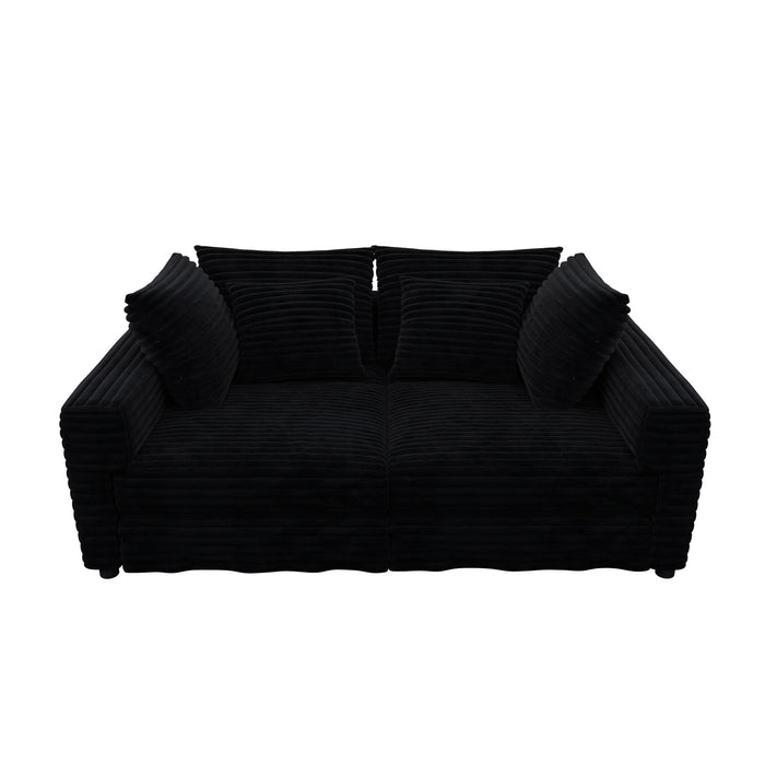 4 Seat Sofa, Deep Seat Couches With Soft Pillows