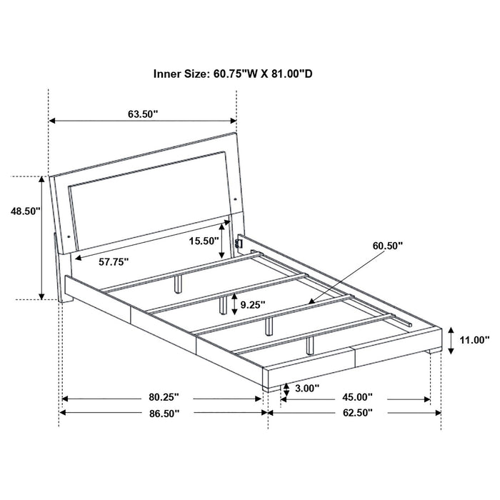 Dulcey - Bedroom Set & LED Lighting