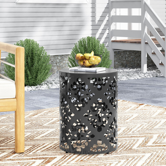 Outdoor Metal Modern Design End Table
