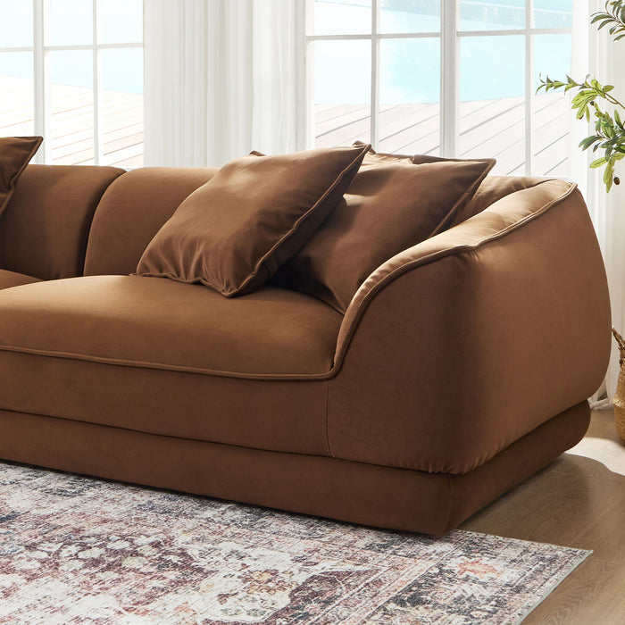 Nordic Modern Sofa With Removable Pillowcase, High Density Sponge Filling, 4 Throw Pillows