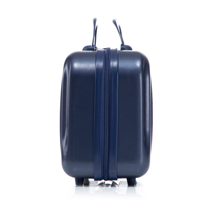 Luggage Set With Cosmetic Case, Combination Lock, Front Opening Design