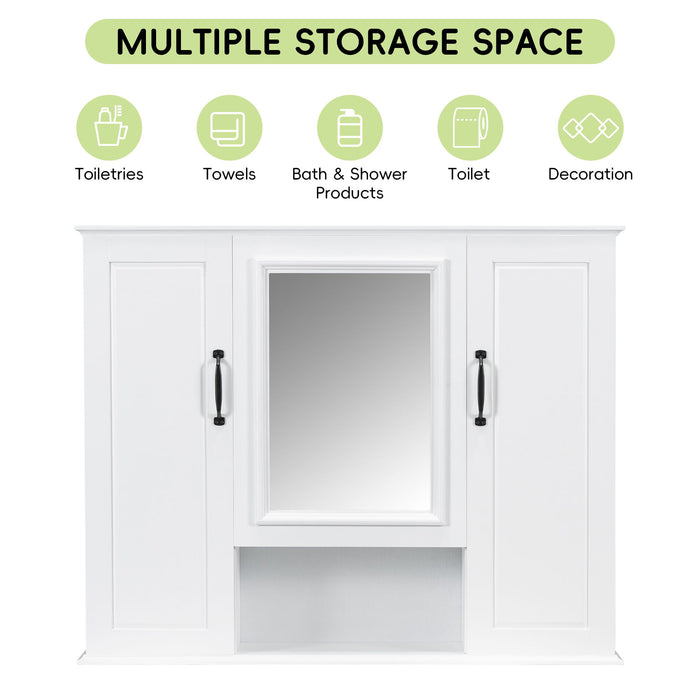Modern Wall Mounted Medicine Cabinet With Mirror