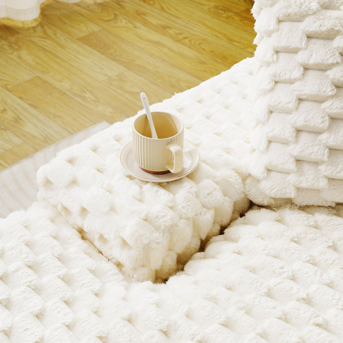 Double Chaise Lounge With Full Compressed Sponge