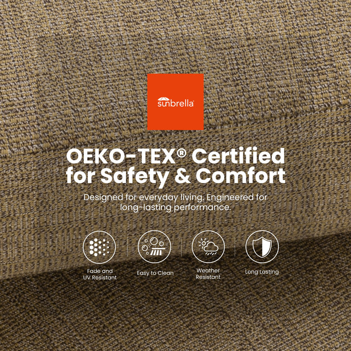 Modern Outdoor Bar Stools With Backrest And Footrest (Set of 2)