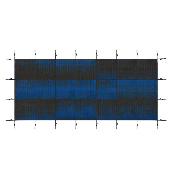Rectangular Swimming Pool Safety Cover For Underground Pools - Blue