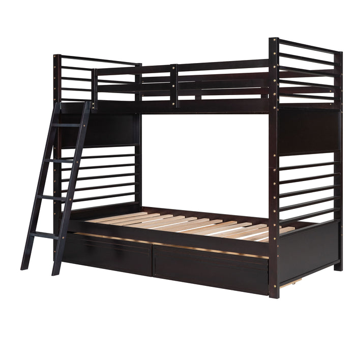 Bunk Bed With 2 Drawers