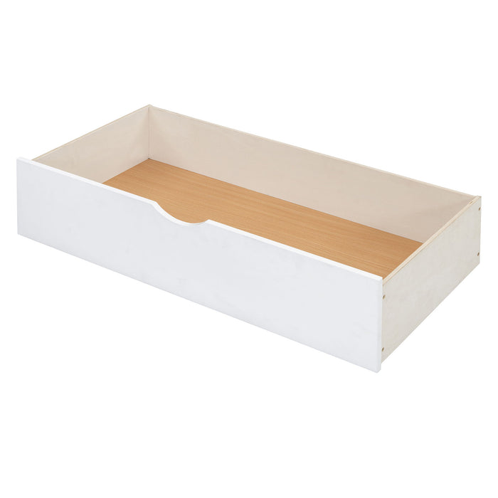 Daybed With All-In-One Cabinet And Shelf