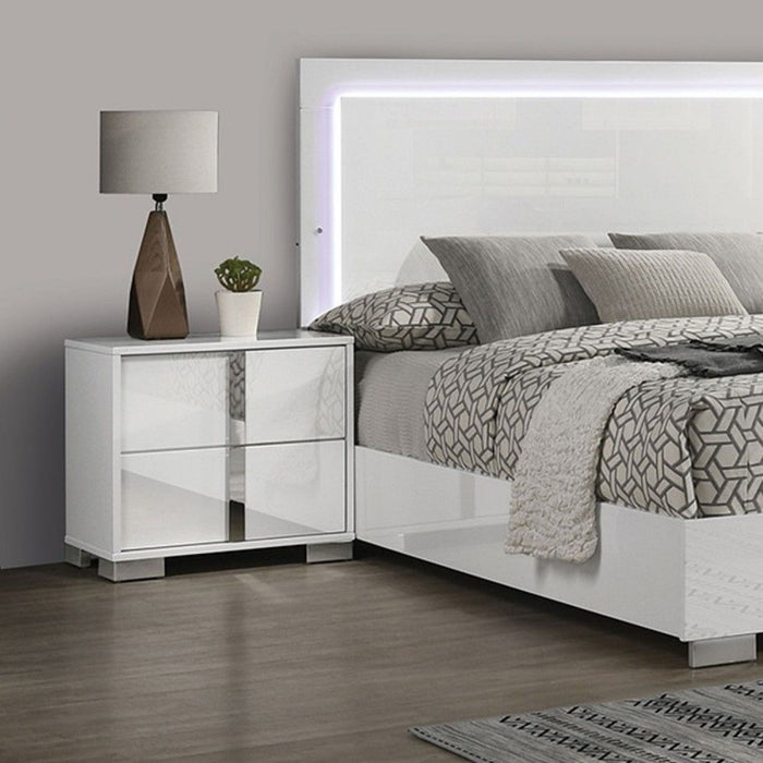 Nightstand With Vertical Handles