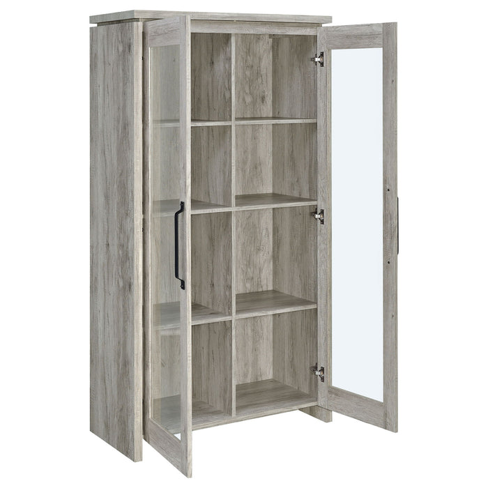 Myerson - 2 Door Tall Cabinet - Gray
