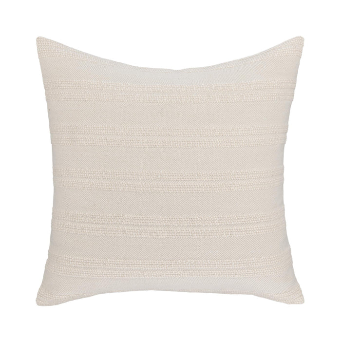 York - 26" x 26" Pillow - Natural / Ivory