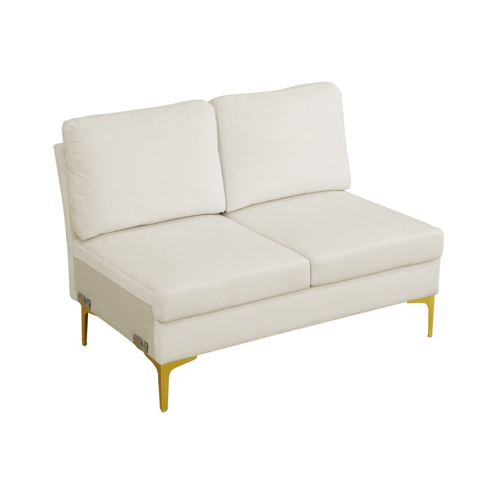 U - Shaped Sectional Sofa With Double Chaise