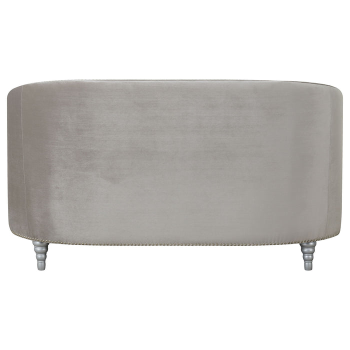Colby - Loveseat With Tufted Design - Gray