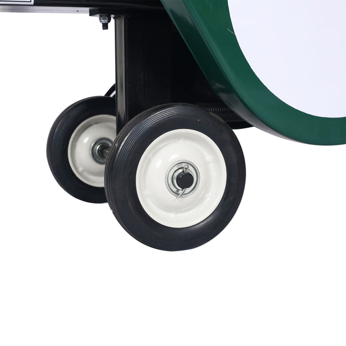 Double Flywheel Electric Log Splitter 7 Ton Portable Firewood Machine Steel - Black