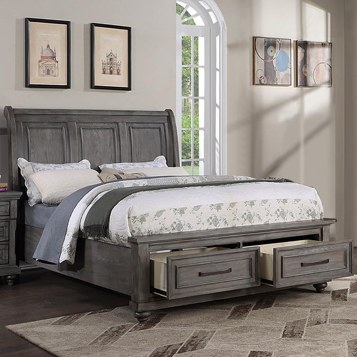 3 Piece Bedroom Set, Bed With 2 Nightstands