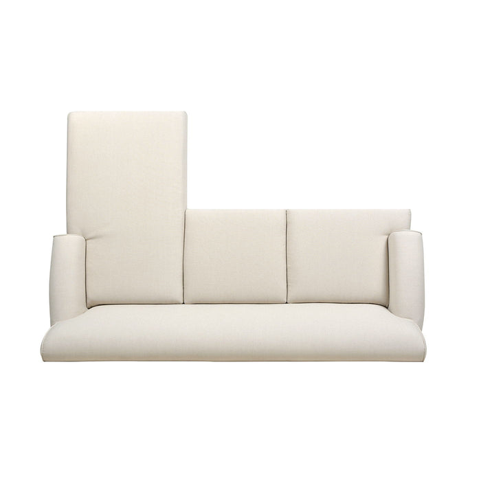 Alana - L-Shape Reversible Sectional Sofa - Light Beige
