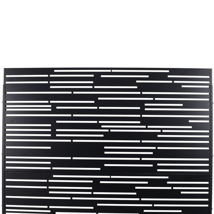 Outdoor & Indoor Freestanding Metal Privacy Screen