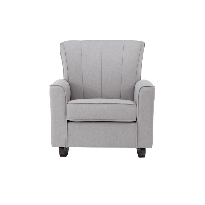 Denzell - Rocking Chair - Light Gray