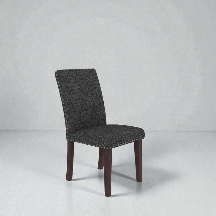 Upholstered Dining Chair With High Back Design (Set of 2)