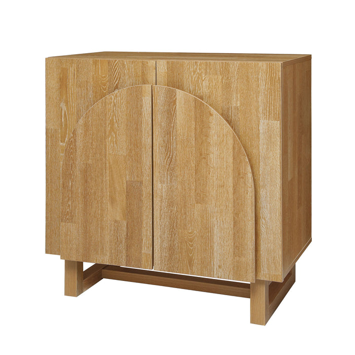 2 Door Cabinet, Suitable For Bedroom - Natural