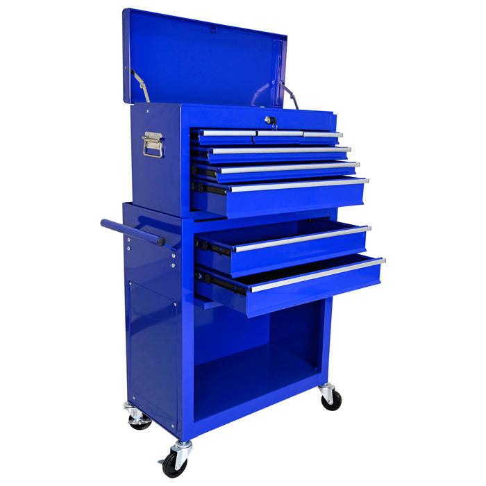 High Capacity Rolling Tool Chest With Wheels And Drawers, Storage Cabinet
