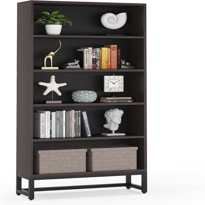 5 Tier Heavy Duty Bookshelf For Living Room
