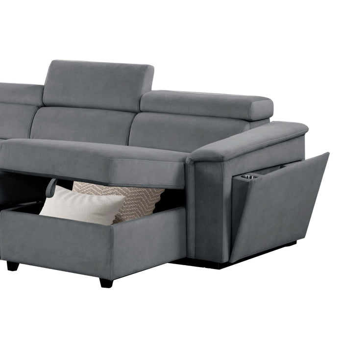 Harvey - Power Recliner Sleeper Sectional