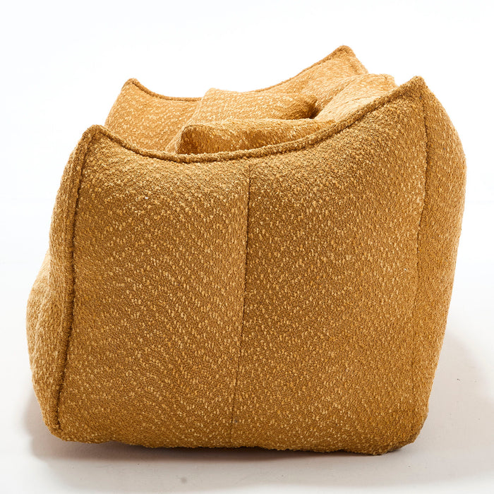 Comfortable Dual Beanbag Chair With High Resilience Foam Core For 2 People