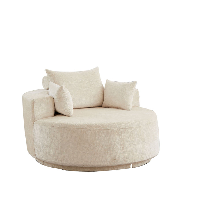 Single 360 Degree Swivel Chair For Living Room