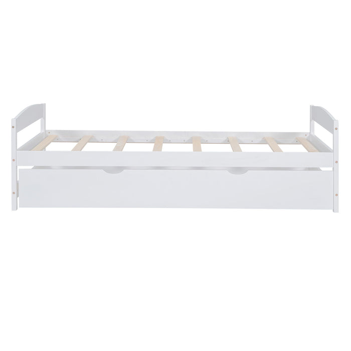 Platform Bed With Trundle