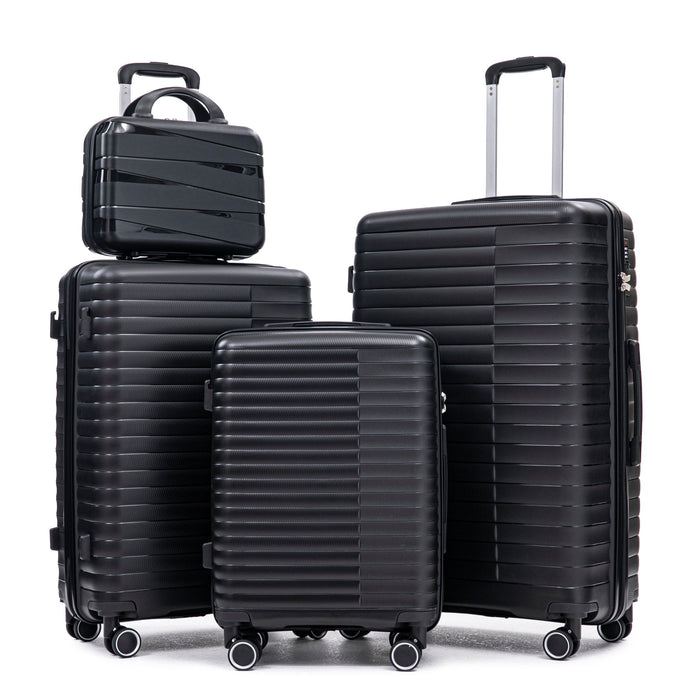 4 Piece Luggage Set, Combination Lock