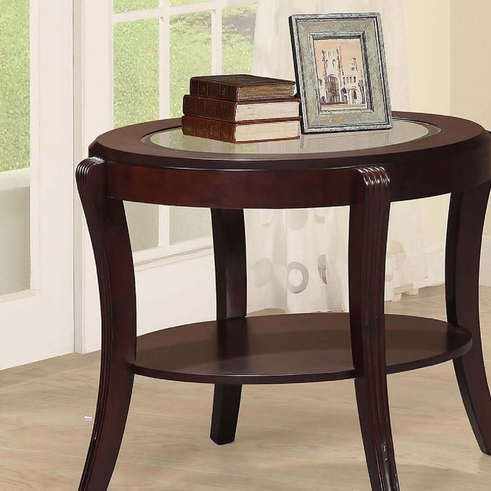 Table With Tempered Glass Shelf