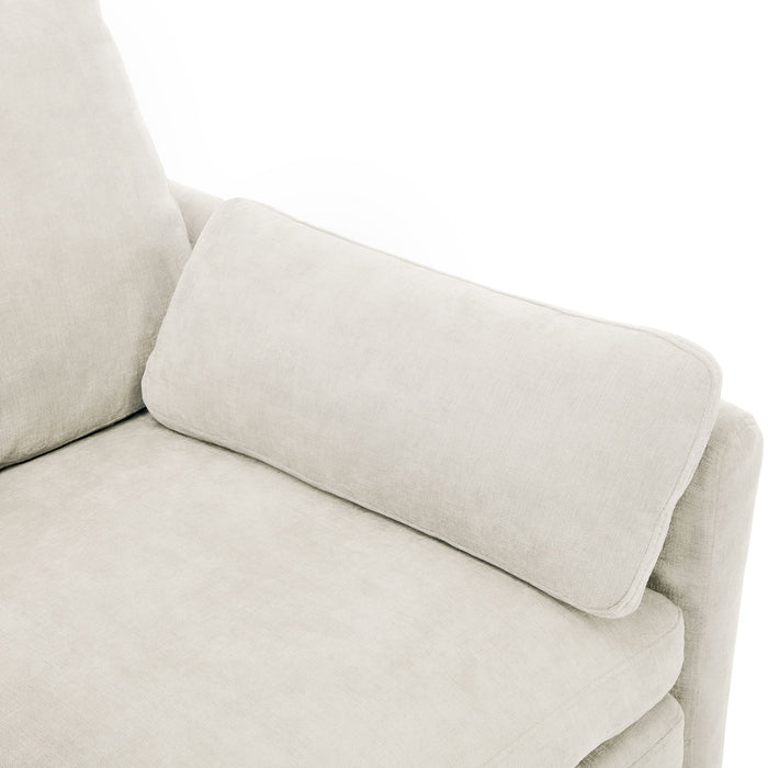 Cozy Upholstered Cushion Loveseat Sofa For Living Room