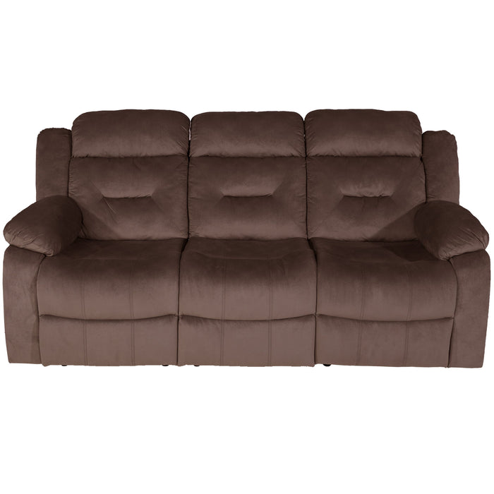 Contemporary Living Room Set With Pillow Arms And Headrest Support