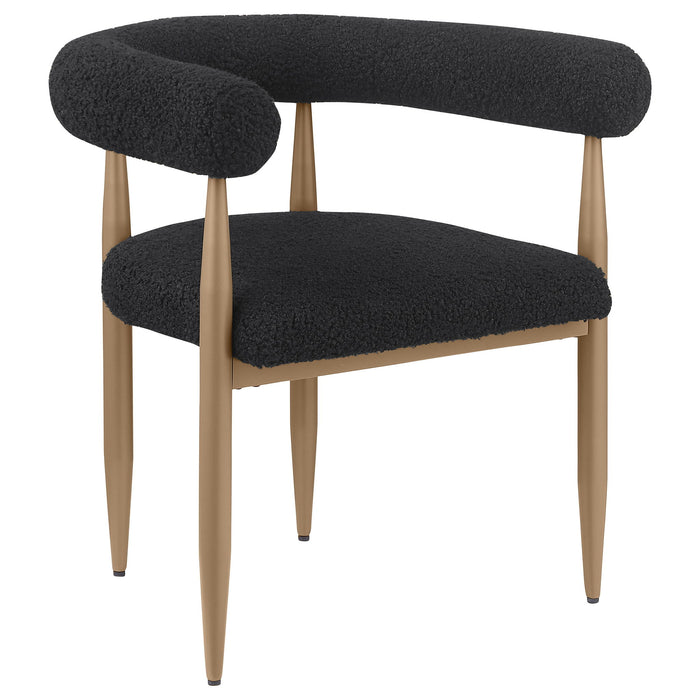 Crofton - Upholstered Dining Arm Chair (Set of 2) - Black