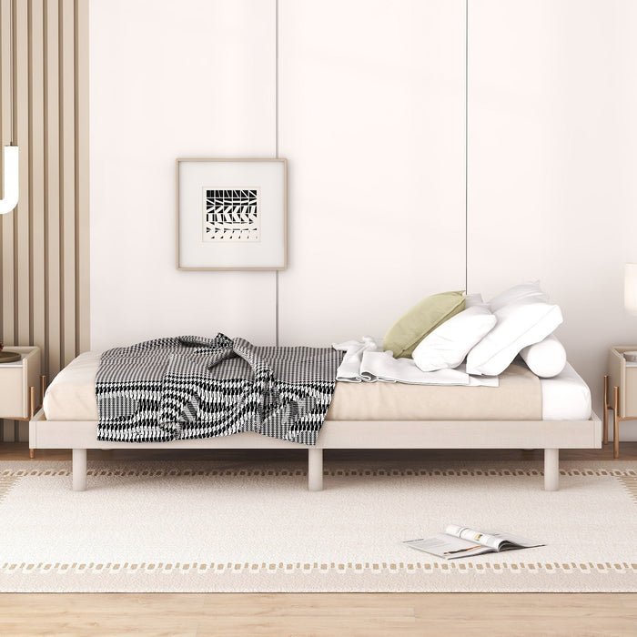 Modern Floating Platform Bed Frame