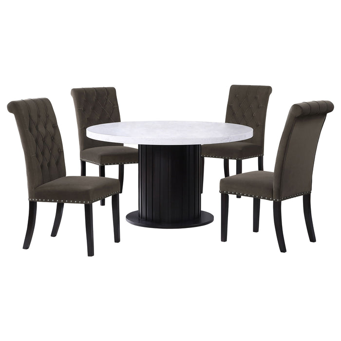 Sherry - 5 Piece Round Dining Table Set