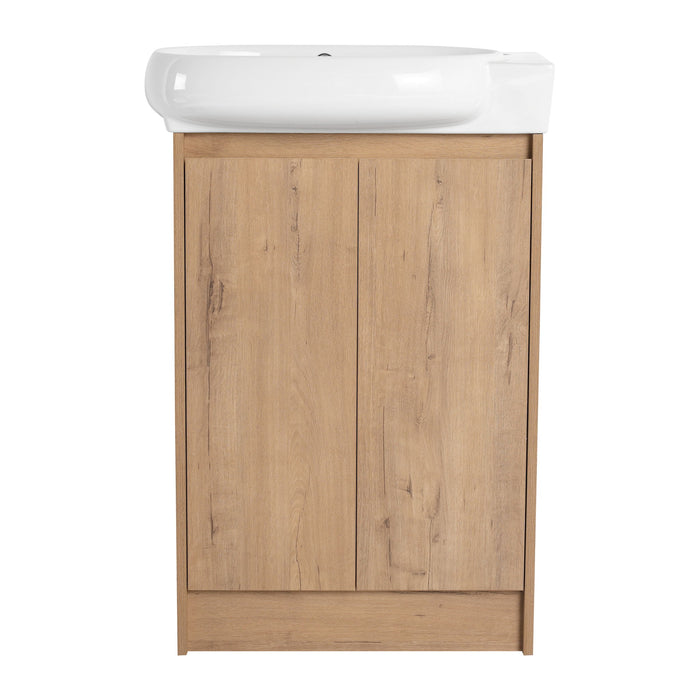 Freestanding Bathroom Vanity & Sink, Soft Close Doors
