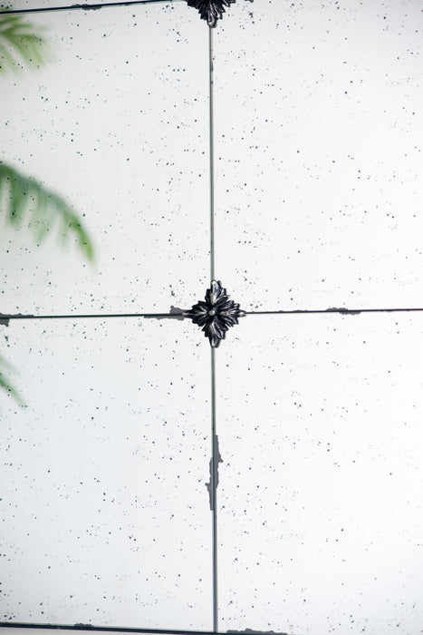 Traditional Decor Style Antique Glass Panel Mirror, Wall Mirror For Bathroom Entryway Console Lean Against Wall