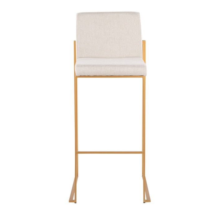 Fuji - Contemporary Design High Back Barstool