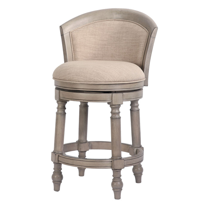 Barrel Back Stool With Swivel