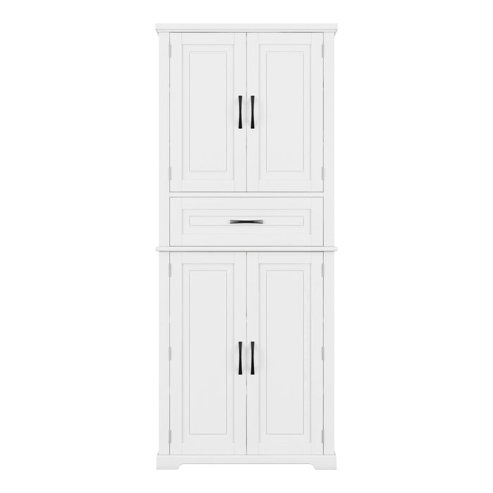 Bathroom Storage Cabinet With Multifunctional Storage Space, Drawer With Slide Rails, Adjustable Shelf