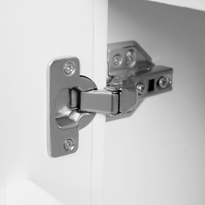 Bathroom Vanity With Sink, Deep Drawer, Door Shelf, 2 Tier Basket