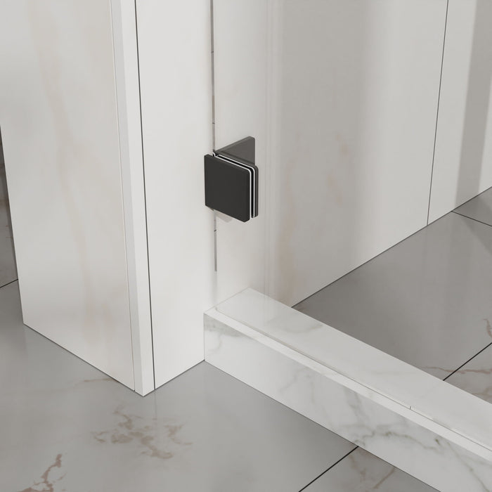 Frameless Tub Sliding Shower Door With Easy Clean Coating