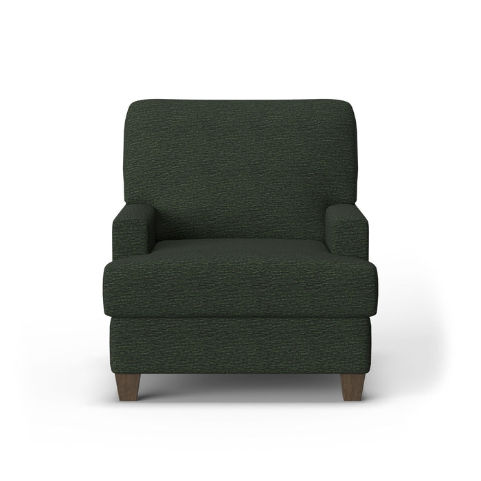 Moxy - Fabric Chair, Straight Track Arms