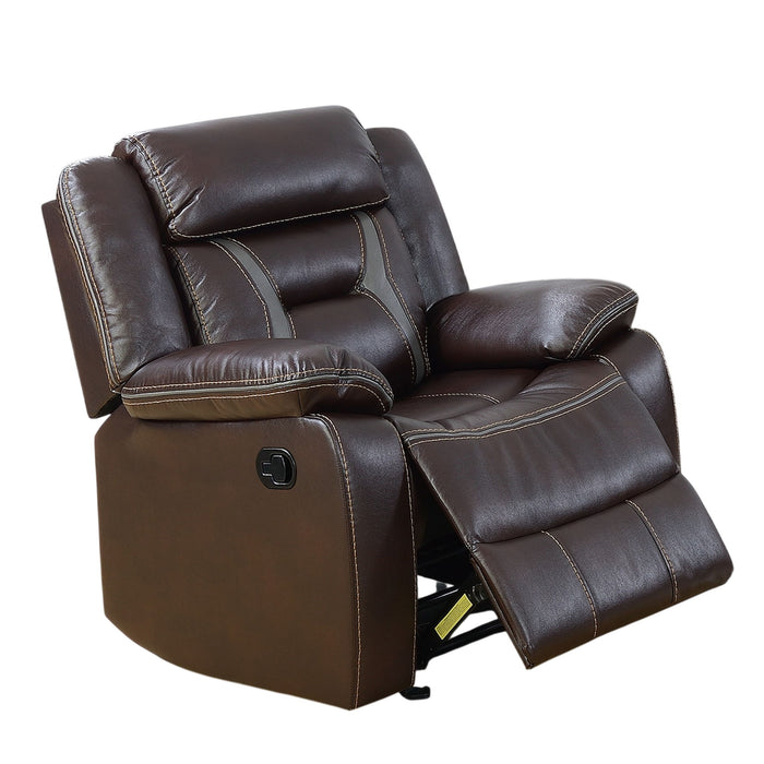 Modern Recliner With Pillow Arms And Headrest