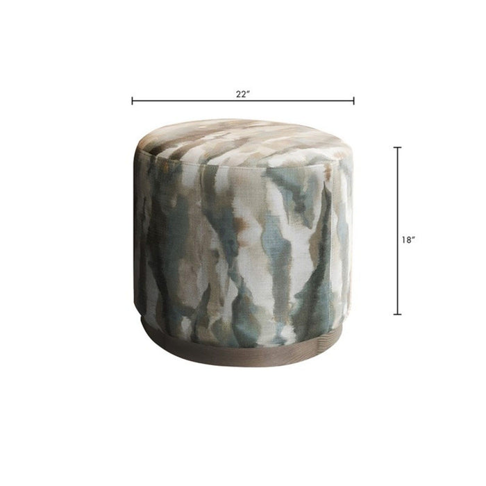 Oval Accent Ottoman - Multi